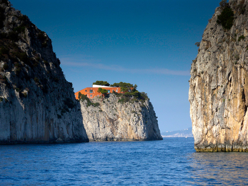 Casa Malaparte, location of the latest Louis Vuitton spot with