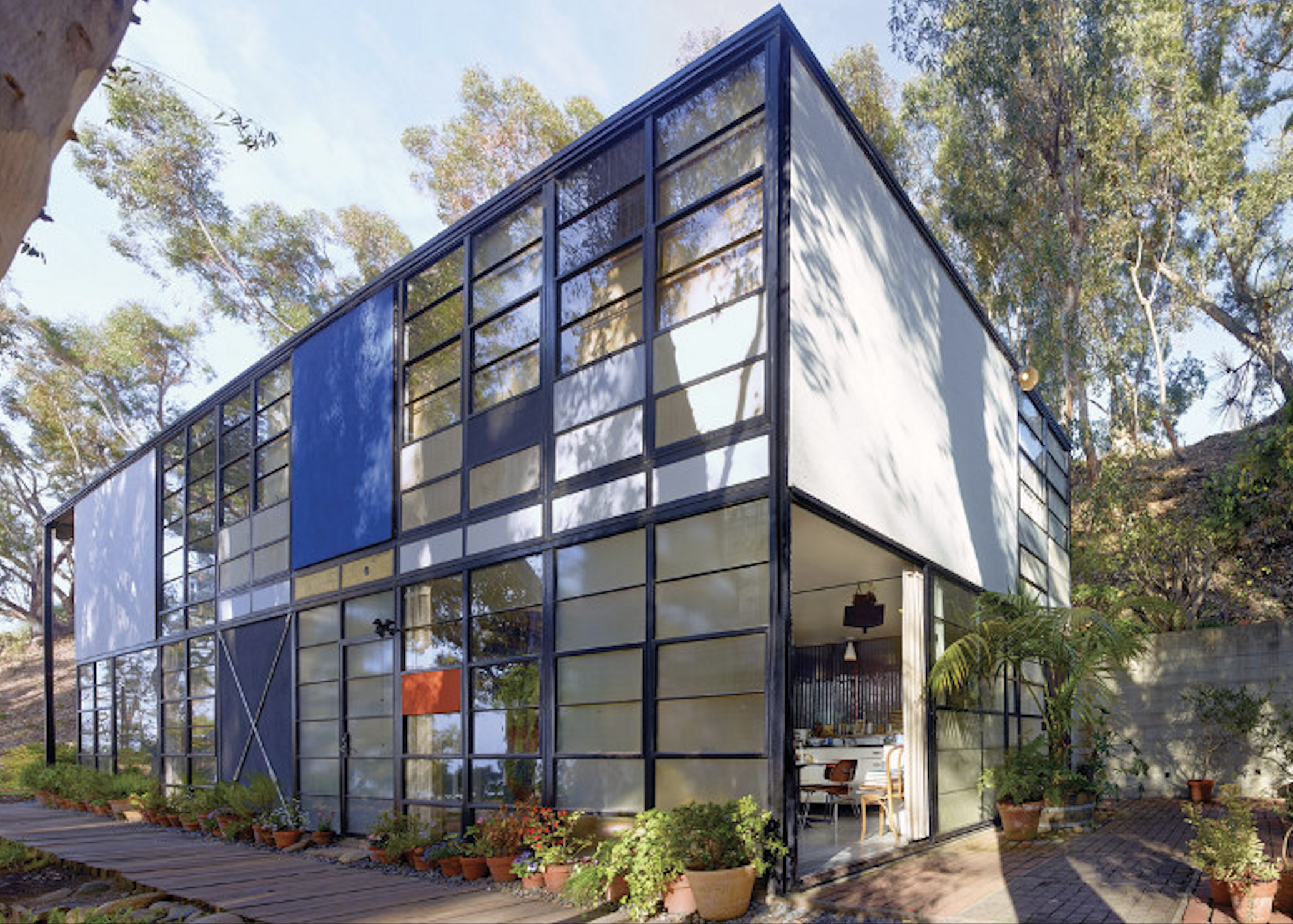 Eames House イームズ ハウス Architecture in Det Eames House イームズ ハウス Architecture in Det The Eames House
