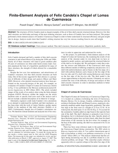 Candela Shell Structure BOOKS